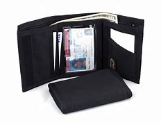 Image result for Black Cloth Zipper Wallet