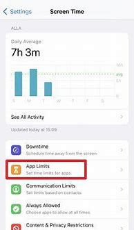 Image result for App Limits