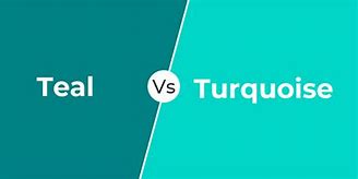 Image result for Teal versus Turquoise