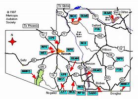 Image result for Map of SE Arizona