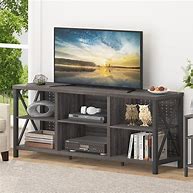 Image result for Rustic Industrial TV Stand