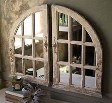 Image result for Shabby Chic Window Pane Mirror