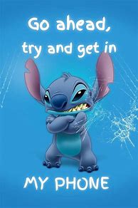 Image result for Don't Touch My Tablet Stich and Angel