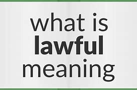 Image result for Lawful Authority Meaning