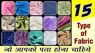 Image result for 3 Types of Fabric