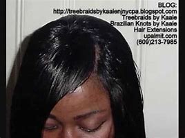 Image result for Invisible Track Hair Weave