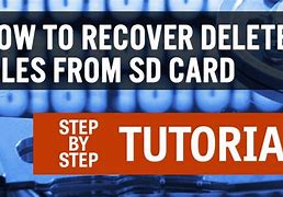 Image result for Recover Deleted Files From SD Card