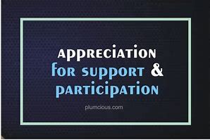Image result for Thank You for Your Participation and Support