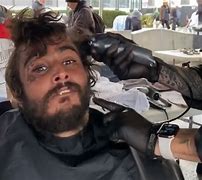 Image result for Mountain Man Getting Haircut