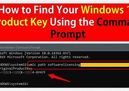Image result for Find My Windows 10 Product Key