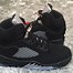 Image result for Jordan 5 Metallic Black Front Face