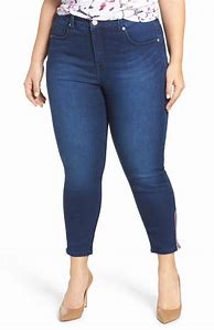Image result for Plus Size Ankle Jeans