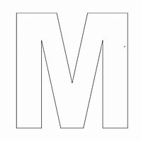 Image result for Letter M Template Free Printable