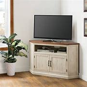 Image result for Wood Corner TV Stands for Flat Screens
