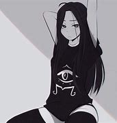 Image result for Emo Anime Girl Black and White
