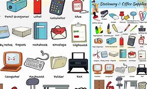 Image result for All Stationery Items List