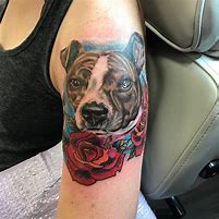 Image result for Pitbull Puppy Tattoos