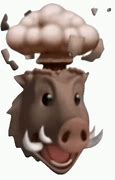 Image result for Wild Boar Surprised Emoji