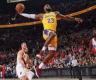 Image result for LeBron James Dribbling Lakers