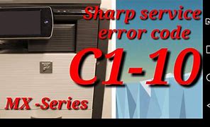 Image result for Sharp Model Smc1131cb Error Message ER 01