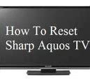 Image result for Sharp TV Hard Reset