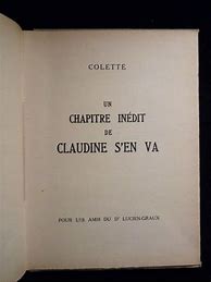 Image result for Claudine Colette