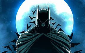 Image result for Batman Moon Red Sky