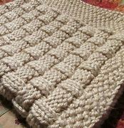 Image result for Basketweave Baby Blanket Knit Pattern