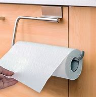 Image result for Paper Towel Holder Over Door Kitchen Cabinet