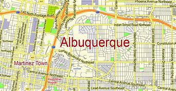 Image result for Albuquerque New Mexico On USA Map