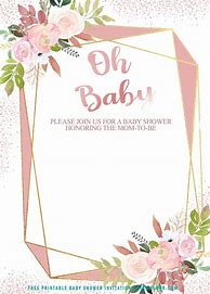 Image result for Free Printable Baby Shower Invitation Templates