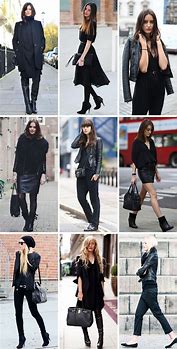 Image result for All-Black Theme Party Outfits