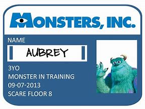Image result for Monsters Inc. Roz ID Badge