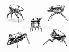 Image result for Sci-Fi Robot Drone Concept Art