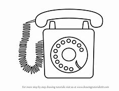 Image result for Telefon Drawing