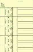 Image result for Lathem Time Cards Form E