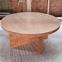 Image result for Round Wood Centre Table