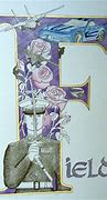 Image result for Illuminated Letters Art Lesson