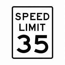 Image result for Miles per Hour Sign