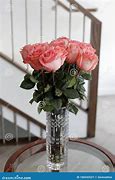 Image result for Deep Pink Roses Vase