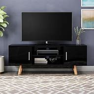 Image result for Small Black TV Stand with Storage