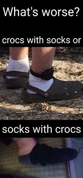 Image result for Crocs Meme Big Toe