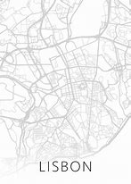 Image result for Lisbon City Map
