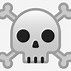 Image result for Black and White Skull Emoji Drawing