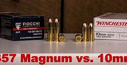 Image result for 10Mm vs 357 Mag