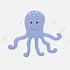 Image result for Blue Octopus Cartoon