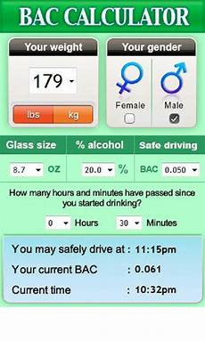 Blood Alcohol Calculator Bac Amazon Ca Appstore For