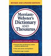 Image result for Merriam-Webster Dictionary and Thesaurus