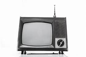Image result for Vintage 19 Inch Portable Black and White TV On Portable Wire Stand