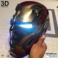 Image result for Iron Man Mark 50 Damaged Face